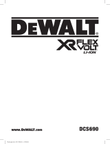 DeWalt DCS690 Manuale utente