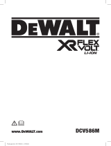 DeWalt DCV586 Manuale utente