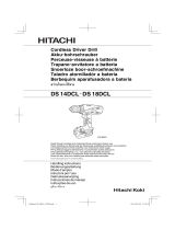 Hitachi DS 18DCL Manuale del proprietario