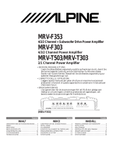 Alpine MRV-F353 Manuale del proprietario