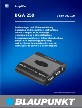 Blaupunkt BGA 250 Manuale del proprietario
