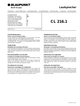 Blaupunkt CL 216.1 Manuale del proprietario