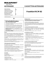 Blaupunkt FRANKFURT RCM 82 Manuale del proprietario