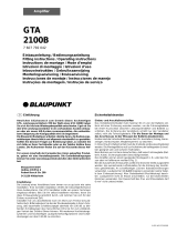 Blaupunkt GTA 2100 Manuale del proprietario