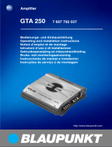 Blaupunkt GTA 250 Manuale utente