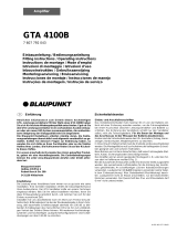 Blaupunkt GTA 4100B Manuale del proprietario