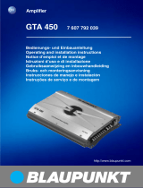 Blaupunkt GTA 450 Manuale del proprietario