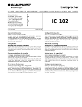 Blaupunkt IC 102 Manuale del proprietario