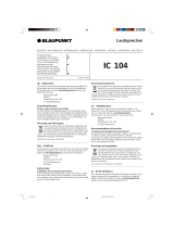 Blaupunkt la 6104 ic 104 Manuale del proprietario
