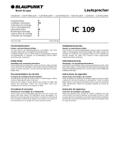 Blaupunkt IC 109 Manuale del proprietario
