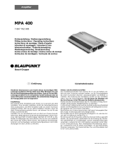 Blaupunkt MPA 400 Manuale del proprietario