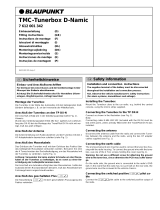 Blaupunkt TMC-TUNERBOX D-NAMIC Manuale del proprietario