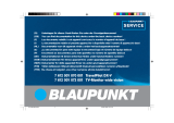 Blaupunkt TP DX-V TV GB Manuale del proprietario