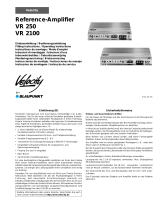 Blaupunkt VELOCITY VR 250 / VR 2100 REFERENCE AMPLIFIER Manuale del proprietario