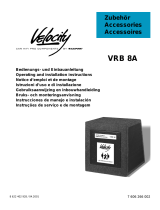 Blaupunkt VELOCITY VRB 8A Manuale del proprietario