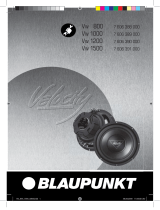 Blaupunkt VELOCITY VW 1200 Manuale del proprietario