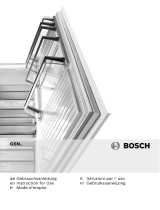 Bosch GSN33CW32 Manuale del proprietario