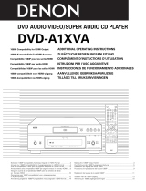 Denon DVD-A1XVA Manuale del proprietario