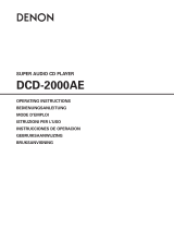 Denon DCD-2000AE Manuale utente