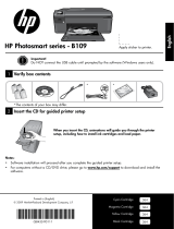 HP PHOTOSMART B109A Manuale del proprietario