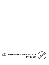 Husqvarna SHREDDER BLADE KIT 1 250 R Manuale del proprietario