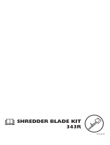 Husqvarna SHREDDER BLADE KIT 343R Manuale del proprietario