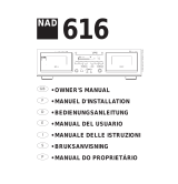 NAD 616 Manuale del proprietario