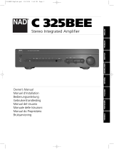 NAD C325BEE Manuale del proprietario