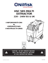 Nilfisk HSC585 Manuale del proprietario