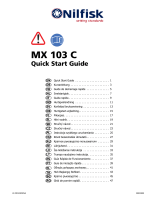 Nilfisk MX 103C Manuale del proprietario