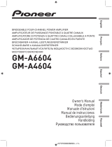 Pioneer GM-A4604 Manuale utente