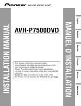 Pioneer AVH-P7500DVD Manuale del proprietario