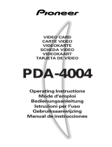 Pioneer PDA-4004 Manuale del proprietario