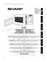 Sharp R-333 Manuale del proprietario