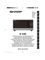 Sharp R-240W Manuale del proprietario