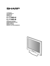 Sharp LL-T1803-H/B Manuale utente