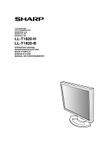 Sharp LL-T1820H/B Manuale utente