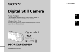 Sony Cyber-Shot DSC P120 Manuale del proprietario