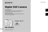 Sony Cyber-Shot DSC W12 Manuale del proprietario