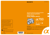 Sony DSLR A700 Manuale del proprietario