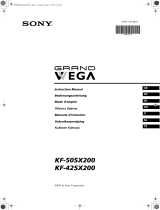 Sony KF-50SX200 Manuale del proprietario