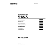 Sony KF-50SX100 Manuale del proprietario