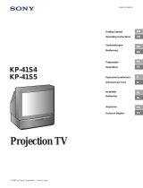 Sony KP-41S5 Manuale del proprietario