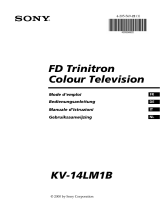 Sony kv 14lm 1 Manuale del proprietario