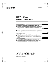 Sony kv-21ce10 Manuale del proprietario