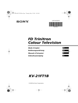 Sony KV-21FT1B Manuale del proprietario