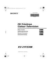 Sony KV-21FX30B Manuale del proprietario