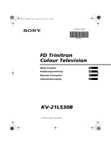 Sony KV-21LS30B Manuale del proprietario
