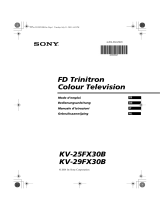 Sony KV-25FX30B Manuale del proprietario