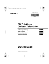 Sony KV-28FX66B Manuale del proprietario
